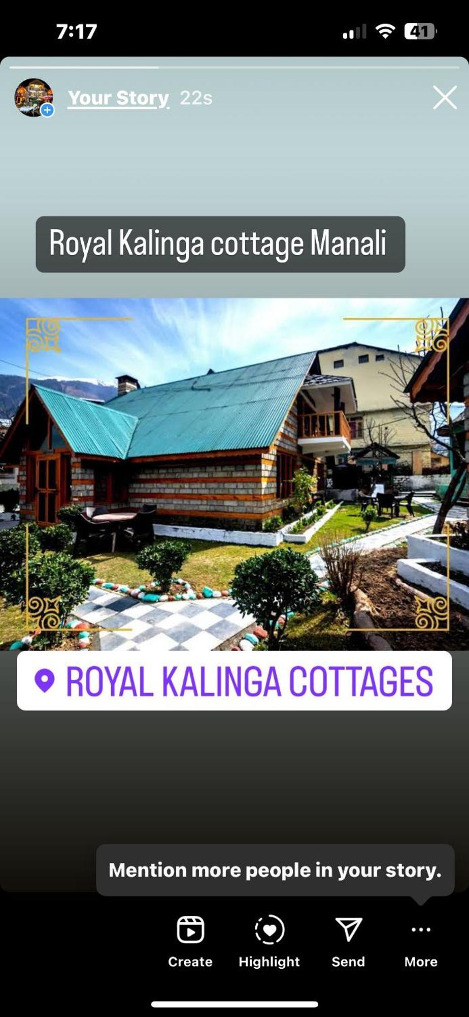 Royal Kalinga Cottages Manāli Kültér fotó